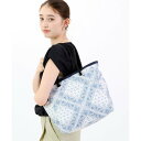レスポートサック LeSportsac ML 2 WAY TOTE (バンダナブリーズ/ディープシーブルー)