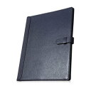 ブルーシンシア BLUE SINCERE B5 ノートカバー 本革 スリム 2冊収納 手帳 ほぼ日手帳 大学ノート メモ帳 (ダークネイビー)