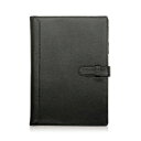 ブルーシンシア BLUE SINCERE 本革 A4 ノートカバー スリム 2冊収納 手帳 ほぼ日手帳 大学ノート メモ帳 (ロイヤルブラック)