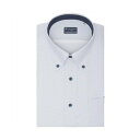トーキョーシャツ TOKYO SHIRTS 【Layered Cool】 ボタンダウン 半袖 形態安定 ワイシャツ (ブルー)