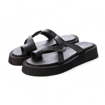 マドゥリ MADULI 厚底クロストングサンダル （BLACK）(4)