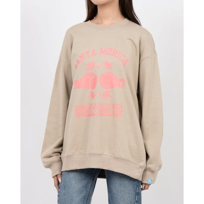 ロングライフアンドハピネス Longlife & Happiness Santa Monica Boxing Gym クルースウェットシャツ ..