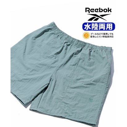 リーボック Reebok 水陸両用 軽量 ナイロン ショートパンツ UVカット水着【返品不可商品】