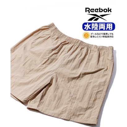 リーボック Reebok 水陸両用 ハーフパンツ ショートパンツ UVカット【返品不可商品】 (ベージュ)