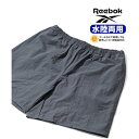 リーボック Reebok 水陸両用 軽量 ナイロン ショートパンツ UVカット水着【返品不可商品】