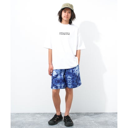 ラット エフェクト RAT EFFECT 総柄プリントスイムショートパンツ 【返品不可商品】 （ネイビー）
