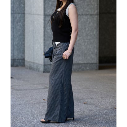 セオドリックディ THEODORIC.dy Arm Bicolor Knit Tank （ブラック）