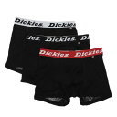 ディッキーズ Dickies 3P バリューボクサーパンツ【返品不可商品】 (ブラック)