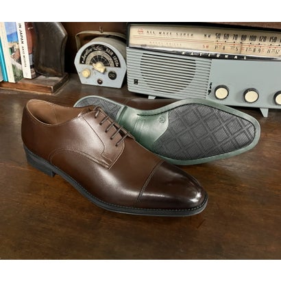 TPRソール マッケイ製法 外羽根ストレートチップ AMBUR （ダークブラウン）