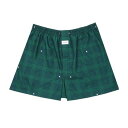 マッキントッシュ フィロソフィー MACKINTOSH PHILOSOPHY マッキントッシュトランクス/2本ゴム/25SS/チェック【返品不可商品】 (グリー...