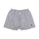 マッキントッシュ フィロソフィー MACKINTOSH PHILOSOPHY マッキントッシュトランクス/2本ゴム/25SS/ストライ 【返品不可商品】 (ネイビー)