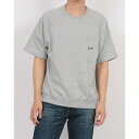 ナンバーナイン NUMBER (N)INE FIRM COTTON RAGLAN SHORT SLEEVE POCKET SWEATSHIRT / ファーム コットン ラグラン ショートスリーブ ポケット スウェット (グレー)