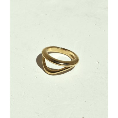 ゴールディ GOLDY ステンレスクロストデザインリング 5230850 （ゴールド）