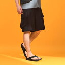 ザ ショップ ティーケー(メンズ) THE SHOP TK(Men) misugiwa水陸両用カーゴショートパンツ 接触冷感/UVカット/吸水速乾 (ブラック(019))