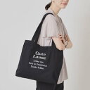 イッツデモ ITS'DEMO 【A4対応】ロゴ刺繍ラージトート (ブラック(019))(4)