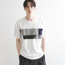 ティーケー タケオ キクチ tk.TAKEO KIKUCHI パネル切替半袖Tシャツ (ホワイト(001))