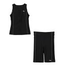 フィラ FILA 【フィラ】ベーシックセパレート水着【返品不可商品】 (ブラック×グレー)