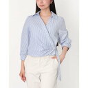 リナシメント RINASCIMENTO ストライプラップシャツ (var.Cielo Azzurro)