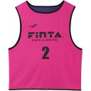 ファイテン Phiten フィンタ FINTA サッカー JR リバーシブルビブス 10 枚セット FT3028 (7221 ピンク×ブルー)(4)