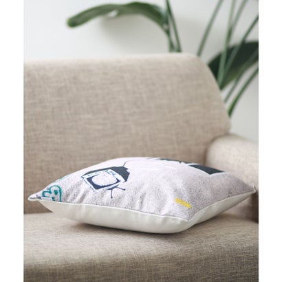 ジュビリー Jubilee バンクシーアート クッションカバー (グレー系その他3)