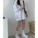 ビビッドレディ VIVIDLADY チュニック ロングTシャツ 半袖 (ホワイト)