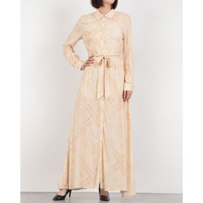 ガウディ GAUDI アンティークプリントロングワンピース (BEIGE) ガウディ GAUDI アンティークプリントロングワンピース (BEIGE)