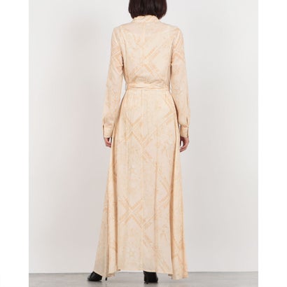 ガウディ GAUDI アンティークプリントロングワンピース （BEIGE）