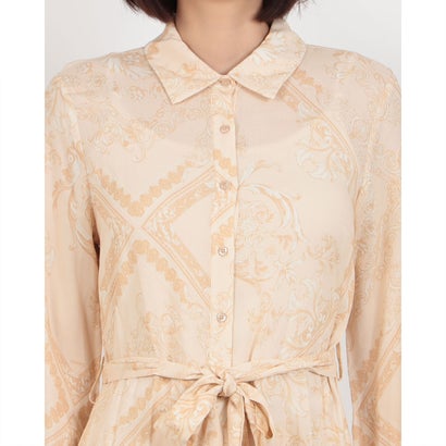 ガウディ GAUDI アンティークプリントロングワンピース （BEIGE）