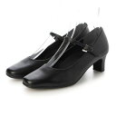 イング ing 【訳あり新品】【3E】スクエアトゥパンプス (ブラック)