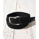 テットオム TETE HOMME 35mmゴムメッシュベルト (ブラック系2)