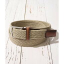 テットオム TETE HOMME 35mmゴムメッシュベルト (ベージュ)