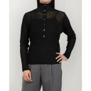 ドゥ アルシーヴ DOUX ARCHIVES シアーリブ2wayニット (BLK)
