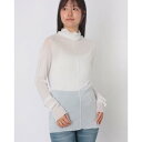 フェピュール feepur アウトリンキングシアーハイネックトップス/ (OFWH)