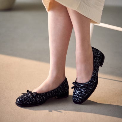 レザーリボンバレエ810 （ブラックパターン）