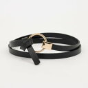 アルシーヴ archives ラウンドリングベルト/ (BLK)