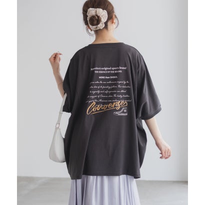 コンバース CONVERSE ビッグチュニックTシャツ (スミクロ) コンバース CONVERSE ビッグチュニックTシャツ (スミクロ)
