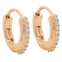スワロフスキー SWAROVSKI ピアス マトリックス フープピアス ホワイト ピンク レディース SWAROVSKI 5690669 (WHITE)