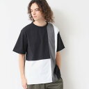 デッサン Dessin ブロック切り替えTシャツ (ブラック(219))