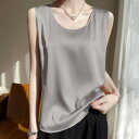 ダイヤモンドハーツ Diamond Hearts 【訳あり新品】シルキータンクトップ (グレー)(4)