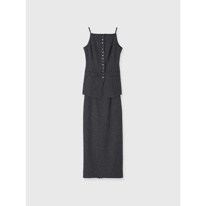 アニュアンス anuans スラブナローセットアップ (CHARCOAL GREY) アニュアンス anuans スラブナローセットアップ (CHARCOAL GREY)