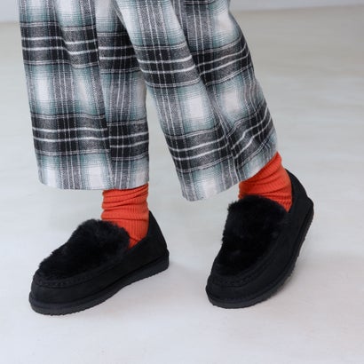 エンチャンテッド enchanted 《prima》エコファーモックバブーシュ （ブラックスエード）