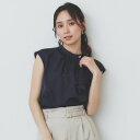 インデックス index 柄アソート展開 アシンメトリーボウタイブラウス【洗濯機可】 (ネイビー(094))