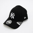 ニューエラ NEW ERA NEW ERA ニューエラ 9FORTY ベースボール キャップ NY 940 MLB ストレッチストラップ 帽子 メンズ レディース ((167)NYブラック×ホワイト)