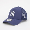 ニューエラ NEW ERA 9FORTY AF ベースボール キャップ 940 メッシュ MLB 帽子 ((183)NYホワイト×ブルー)
