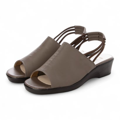 エレモーサ HERMOSA 【日本製】柔らか本革 軽量 ゆったり3E幅 バッグバンドサンダル （グレージュ）