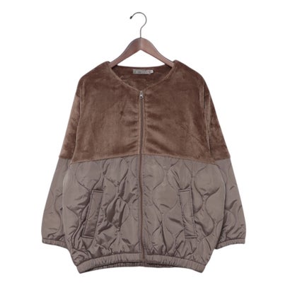 リバース プラス Re:Birth＋ エッグフォルムなドッキングブルゾン （モカベージュ）