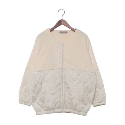 リバース プラス Re:Birth＋ エッグフォルムなドッキングブルゾン （オフホワイト）