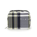 レスポートサック LeSportsac SQUARE COSMETIC (ピクセルスクランブルチェック)