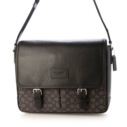 コーチ COACH ショルダーバッグ CR334 スプリント メッセンジャー シグネチャー ジャカード A4 メンズ ..