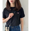 アーニーアーノルドパーマー arnie arnold palmer 6051980 T/C天竺フェルト刺繍Tシャツ (ブラック)